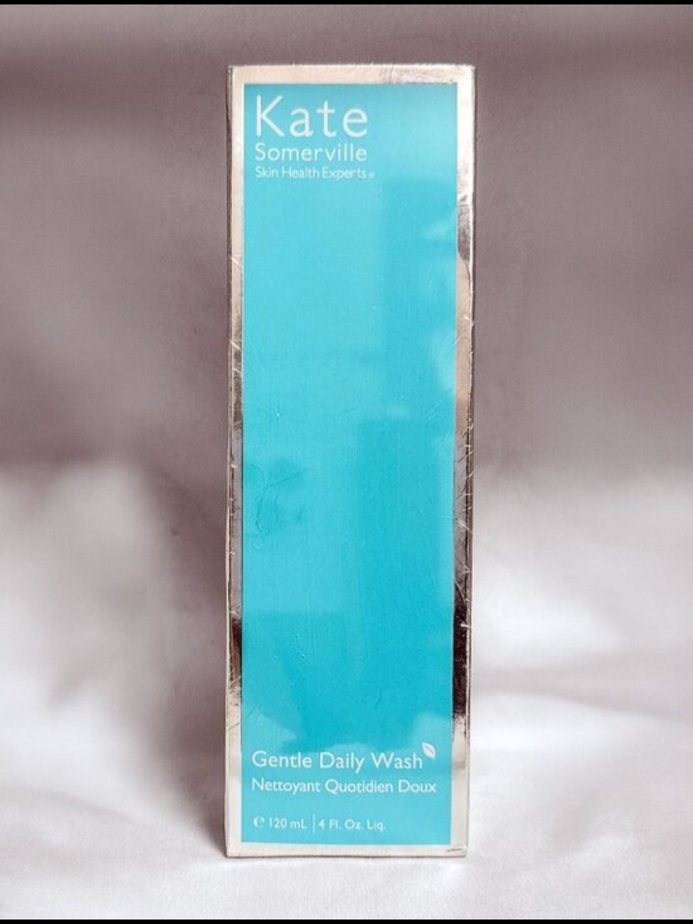 Kate Somerville Gentle Daily Wash - Turquoise & Silver Packaging